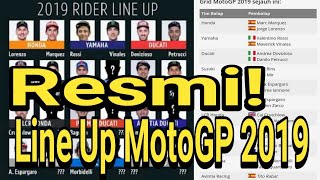 Mengejutkan Inilah Lineup MotoGP 2019 Hafizh Syahrin Dan Johann Zarco Gabung Tim Ini [upl. by Nnahaid]