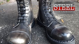 Subscribe Steel boots and shoes white rub off 8eye [upl. by Ttezzil]