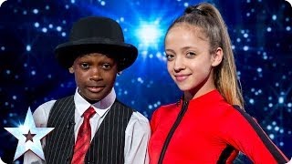 Dancers Lauren and Terrell are on a mission  Britains Got Talent 2014 [upl. by Lefty]