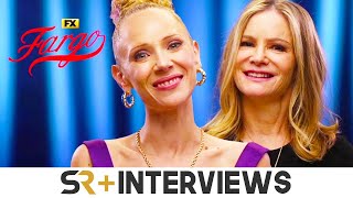 Fargo Season 5 Interview Juno Temple amp Jennifer Jason Leigh On Being Minnesota Nice [upl. by Remmer]