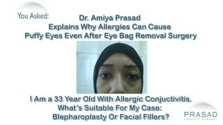 How Allergies Can Cause Puffy Eye Bags even after Eyelid Surgery [upl. by Aleetha]