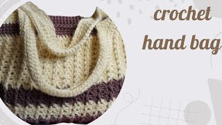 Crochet big bag and a small pouch [upl. by Ahdar]