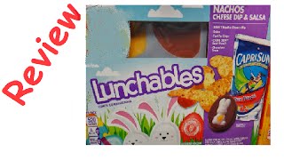 Easter Lunchables Nachos Review  RudyEats Happy Junk Food Critic [upl. by Kcirdec545]