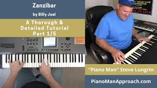 Zanzibar Billy Joel Part 15 Free Tutorial [upl. by Florri]