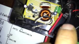 Reconditioning your car battery desulfator Part 3  everyone loves leds [upl. by Auhs53]