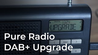 Update a Pure radio to receive DAB stations [upl. by Arej655]