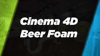 Cinema 4D Foam Tutorial with 3D Fluff [upl. by Ahsiener]