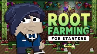 How To Root Farm in Growtopia Starters Guide [upl. by Ahsielat]