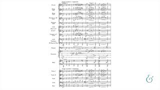 Benjamin Britten  The Young Persons Guide to the Orchestra Official Score Video [upl. by Ahsenid]