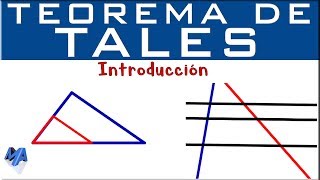 Teorema de Tales  Introducción [upl. by Gnoh750]