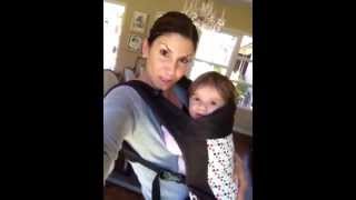 Jill Simonian  The Fab Mom BECO quotSoleilquot Baby Carrier test [upl. by Alywt]