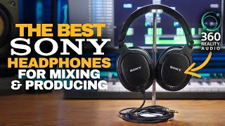 The Best SONY HEADPHONES for Music Production amp Mixing  Sony MDRMV1 Studio Headphones [upl. by Ronnoc]