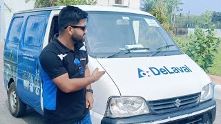 delaval milking machine installation 1 hp dp for Desi cow veer bazar patna [upl. by Algernon]