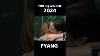 PBB BIG WINNER FYANG 2024 [upl. by Waynant270]