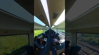 360 view Vistadome coach Journey shorts [upl. by Ahsihat]