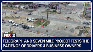 Telegraph and Seven Mile project tests the patience of drivers amp business owners [upl. by Blancha]