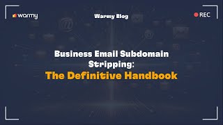 Business Email Subdomain Stripping The Definitive Handbook [upl. by Sucerdor]