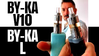 BYKA L vs BYKA V10 RTA MTL di Vape Systems [upl. by Justina]