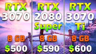 RTX 3070 vs RTX 2080 SUPER vs RTX 3070 Ti  PC Gameplay Tested [upl. by Celene875]