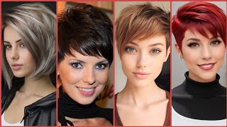 short pixie hairCORTE PELO CORTO DAMAS DE 5560 AÑOS  CORTE DE CABELLO PIXIE BOB CORTO😎 [upl. by Karola]