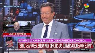 El panel de Intratables analiza los dichos de Martín Guzmán [upl. by Kerwinn784]