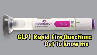 Rapid Fire GLP1 Questions Mounjaro Zepbound Ozempic Wegovy Weightloss [upl. by Bogie]