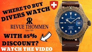 Revue Thommen Diver XL 300M Watch Review Best Place to Buy [upl. by Arymahs]