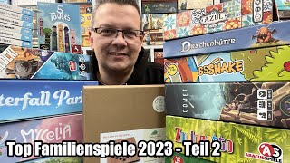 Die besten Familienspiele und Brettspiele im Jahr 2023  Teil 2 [upl. by Abibah121]