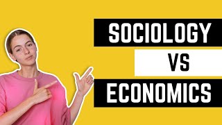 difference between sociology and economics  sociology and economics [upl. by Teerprug]