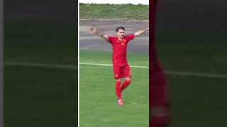 Nikola Janjić  gol iz kornera Crna Gora vs Rumunija U21 [upl. by Rorry]