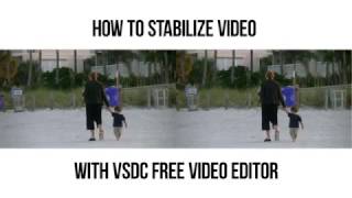 How to stabilize video with VSDC [upl. by Oilla]