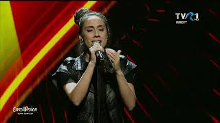 🇲🇰 Andrea  Circles LIVE  Eurovision 2022 Romania Final [upl. by Brynne]