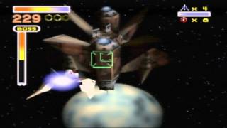 Star Fox 64Lylat Wars Boss  Meteo Crusher no damage reuploaded [upl. by Tarryn]