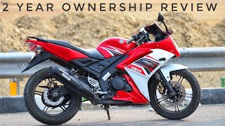 2 years Ownership Review  Yamaha R15s  After 19000 Kms ride [upl. by Belamy]