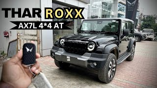 NEW THAR ROXX AX7L DIESEL 4x4 AT  MOST DETAILED REVIEW OF THAR ROXX [upl. by Anairad]