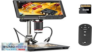 4K Digital Microscope Elikliv EM4K 8quot Coin Microscope 2000x 52MP HDMI Microscope Review [upl. by Macegan81]