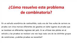 ¿Cómo resuelvo este problema de combinatoria [upl. by Suivatra]