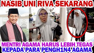 GEMPAR USAI H1NA YESUS BEGINI NASIB UNI RIVA 😱MENTERI AGAMA HARUS TEGAS reactiontiktok [upl. by Cyrillus]