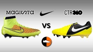 Nike Magista Obra vs CTR360 Maestri III [upl. by Ellatsirhc]