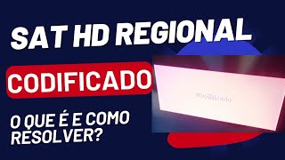 Receptor do Sat HD regional com canal codificado como resolver [upl. by Anderegg]