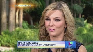 La bella Marjorie de Sousa de Amores Verdaderos en Despierta América [upl. by Griz199]