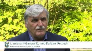 Interview Roméo Dallaire on Rwanda and R2P [upl. by Annelg]