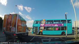 Practical driving test route in Wigston 1158 061123 [upl. by Crompton]