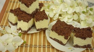 Rewelacyjny sernik kokosowy przygotowany blenderem  Sernik który nie opada  Sernik królewski 🍰😋🍰😋 [upl. by Seuqcaj]