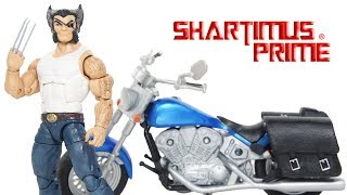 Marvel Legends Wolverine Patch Motorcycle Bike Ultimate Set Marvel Comics Logan Action Figure Review [upl. by Cornelius]