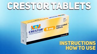 Crestor tablets how to use How to lower cholesterol indications contraindications [upl. by Auqeenahs]