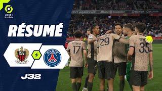 OGC NICE  PARIS SAINTGERMAIN 1  2  Résumé  OGCN  PSG  20232024 [upl. by Chil]