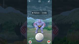 Catching Machoke pokemon shorts [upl. by Salhcin37]