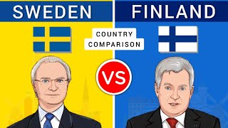 Sweden vs Finland  Country Comparison [upl. by Ecnerret]