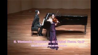 Henryk Wieniawski  Variations on an Original Theme for Violin and Piano Op 15 [upl. by Selassie]